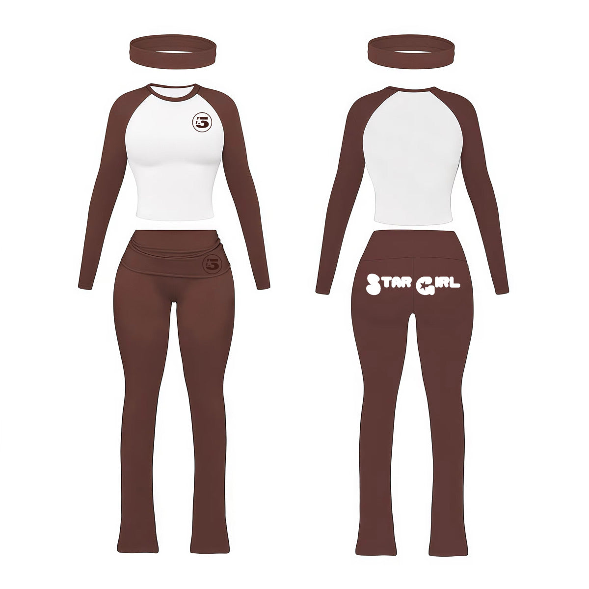 Mocha Long Sleeve Set