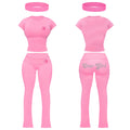 Bubblegum Pink Flare Set