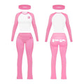 Bubblegum Pink Long Sleeve Set