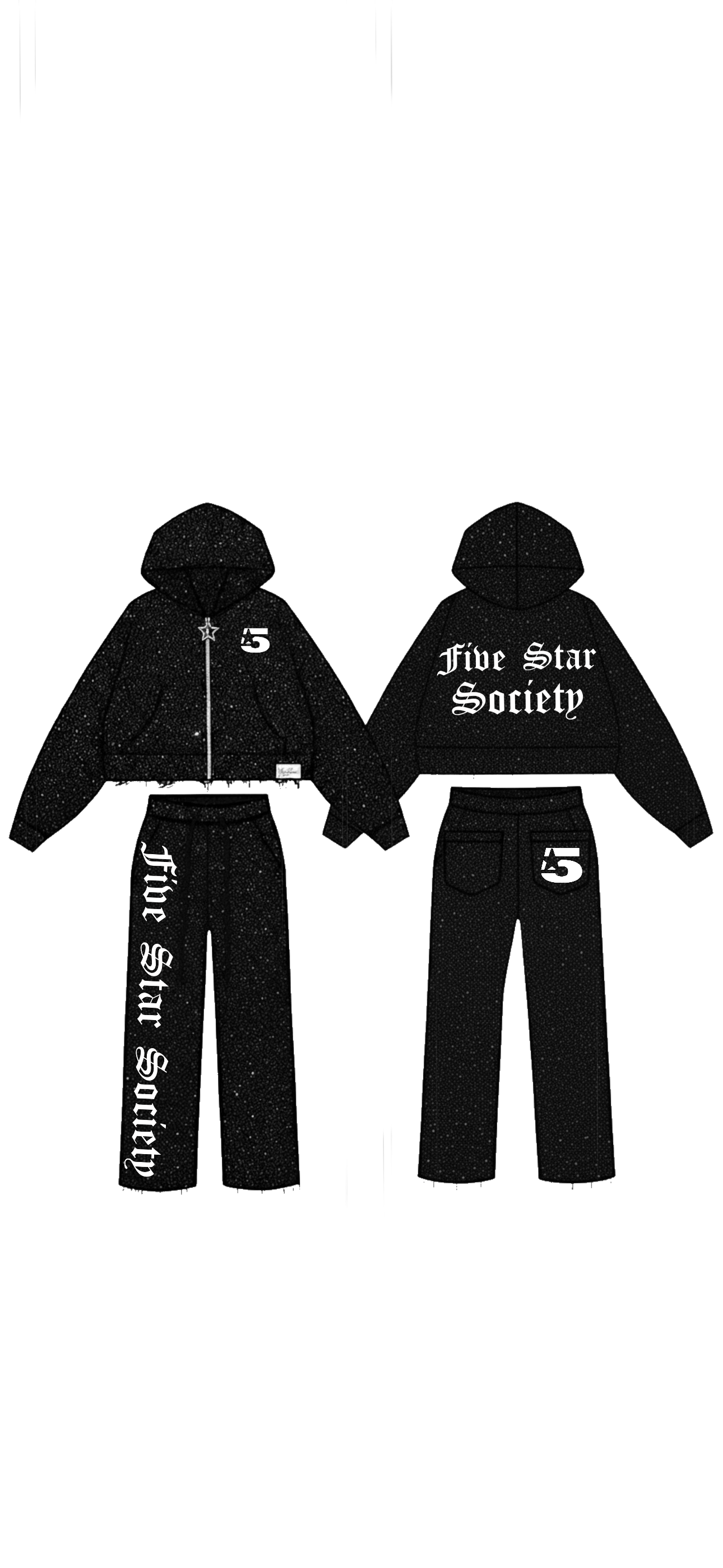 Rhinestone Sweatsuit