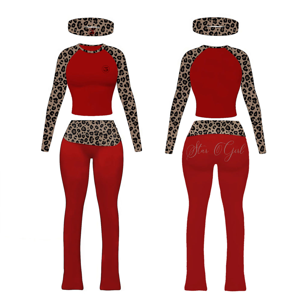 Rose Cheetah Set